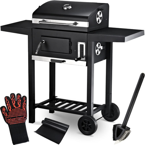 Holzkohlegrill mit deckel - deckel.,