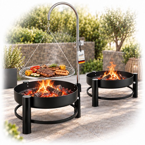 Schwenkgrill holzkohlegrill - schwenkgrill,