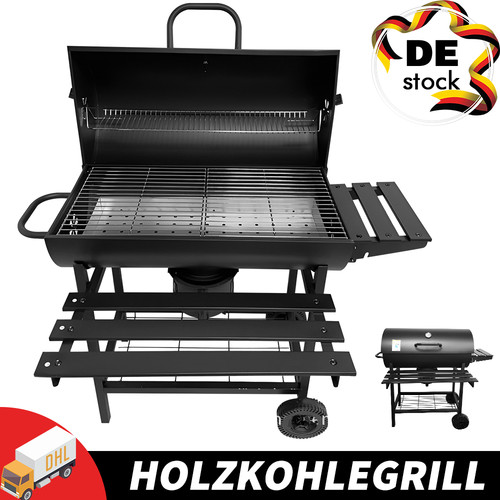 Grillwagen holzkohlegrill mit - holzkohlegrill,