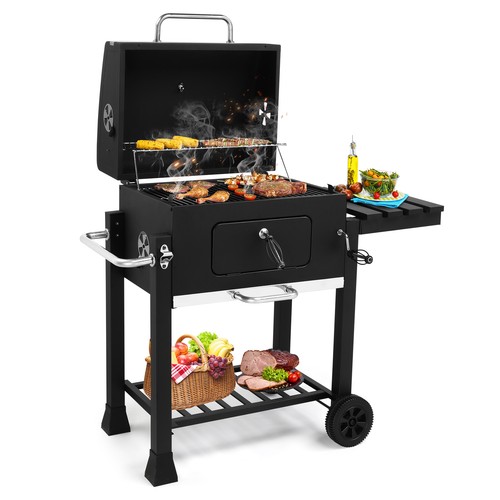 Bbq grillwagen holzkohlegrill - bbq,