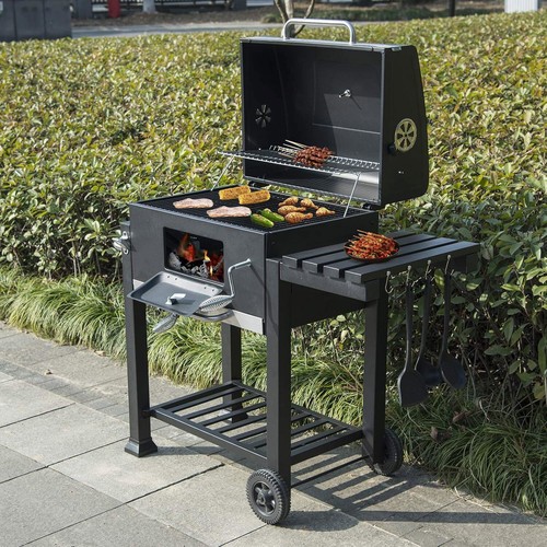 Holzkohlegrill aus metall bbq - holzkohlegrill,