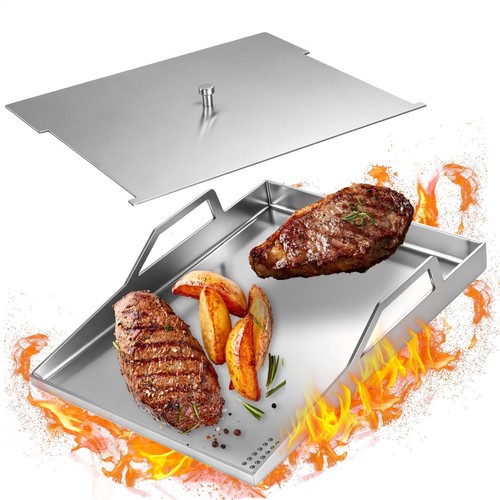 Edelstahl grillplatte set - edelstahl,