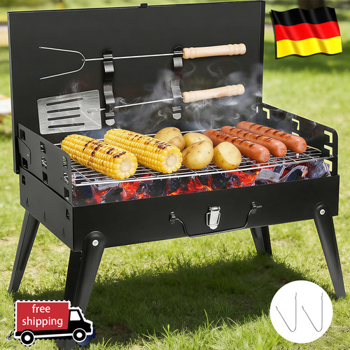 Holzkohlegrill tragbar - holzkohlegrill,