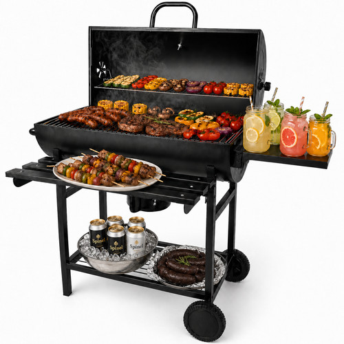 Xxl holzkohlegrill fassgrill - xxl,