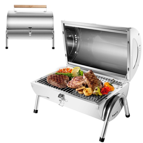 Holzkohlegrill edelstahl bbq - holzkohlegrill,