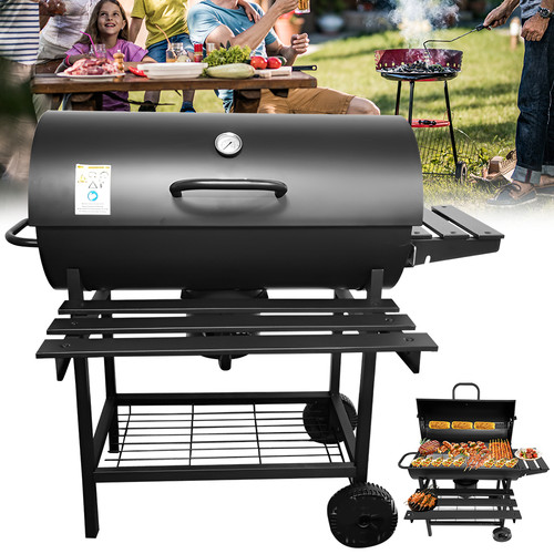 Grillwagen holzkohlegrill mit - grillwagen,