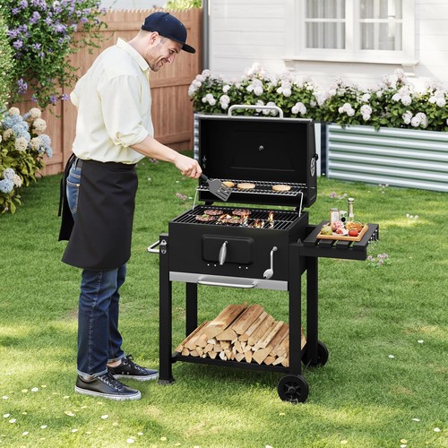 Holzkohlegrill gartengrill mit - holzkohlegrill,