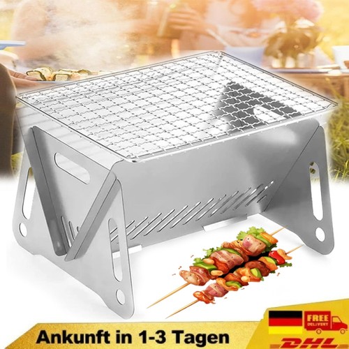Edelstahl holzkohlegrill - edelstahl,